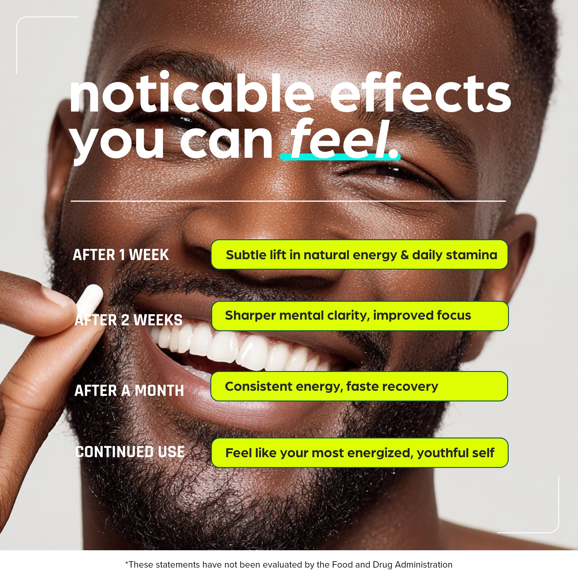 Thinbi NMN Supplement capsules in hand