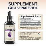 Think Above B6 Liquid Vitamin bottle with measuring spoon