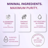 Think Above Elderberry Liquid Drops with organic vanilla flavour