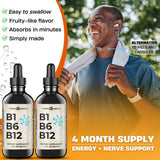 Think Above Liquid B1 B6 B12 Vitamins 2500mcg nutritional information