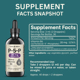 Think Above Liquid Vitamin B6 (P5P) bottle with dropper in lifestyle setting