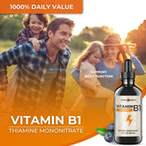 Think Above Vitamin B1 Liquid Drops showing dosage measurement