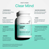 THINKWELL LABS Clear Mind Brain & Focus Formula ingredients list