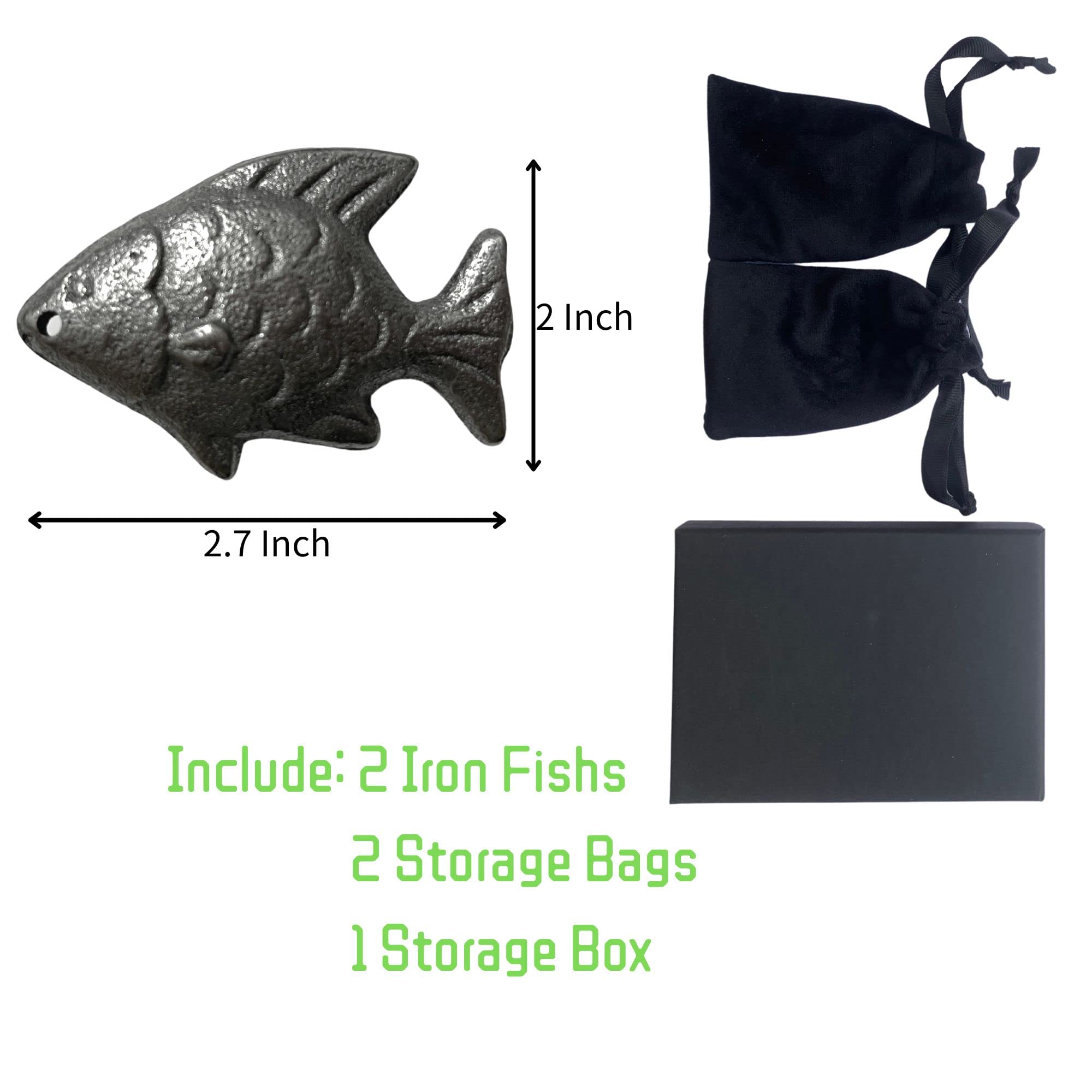 THINNGEN Iron Fish side view on a kitchen counter