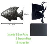 THINNGEN Iron Fish side view on a kitchen counter