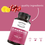 Thomas' all-natural Remedies Cranberry Supplement ingredients list