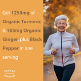 Thomas' all-natural Remedies Turmeric Ginger Supplement packaging