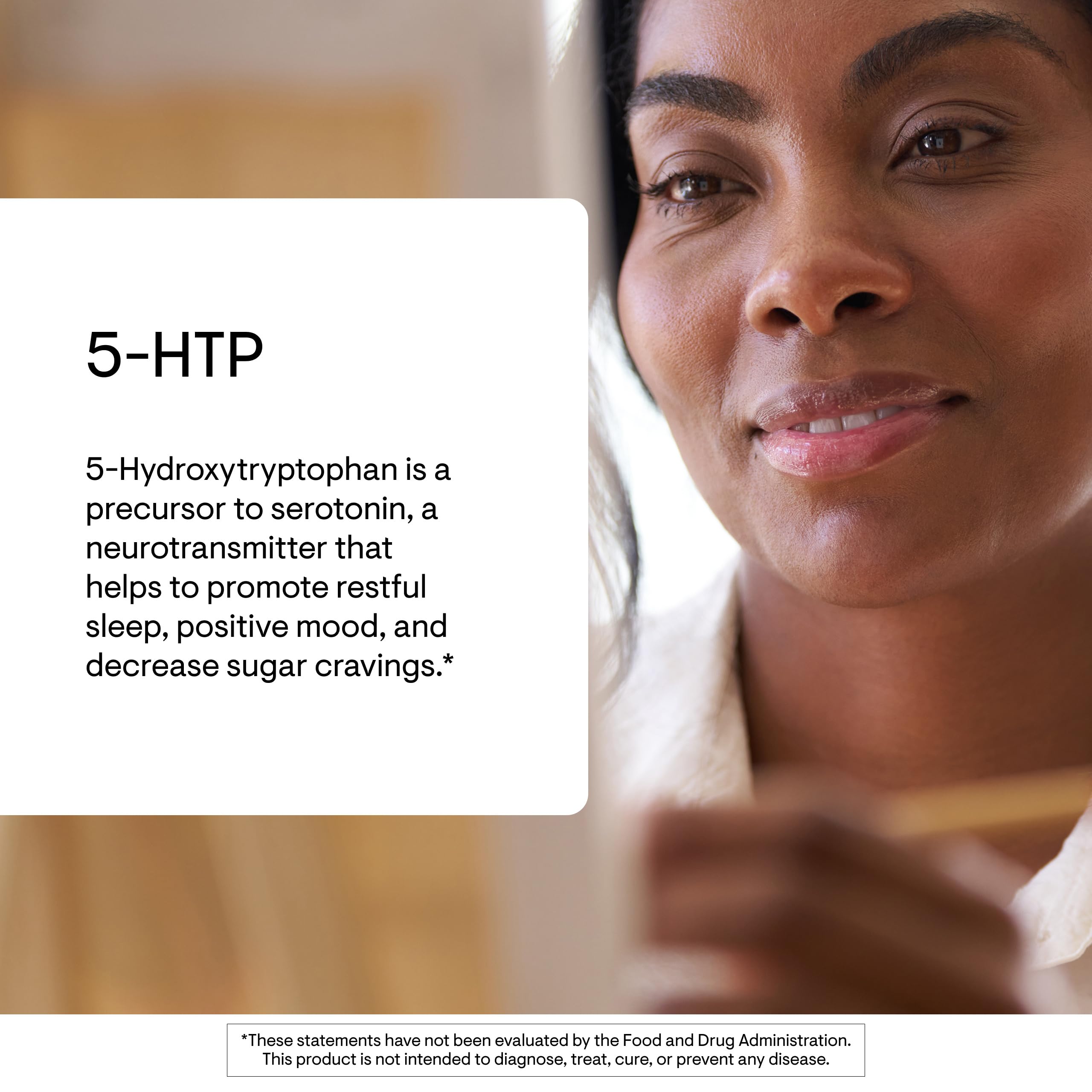 THORNE 5-HTP capsules open bottle with capsules visible