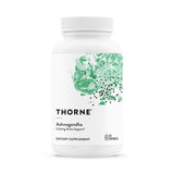 THORNE Ashwagandha Capsules front view with packaging