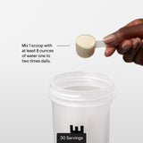 THORNE BCAAs Powder 200g top view of the container
