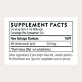 THORNE Blended Vitamin & Mineral Supplement gelcaps in a hand