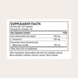 THORNE Capsules 60 Count side view