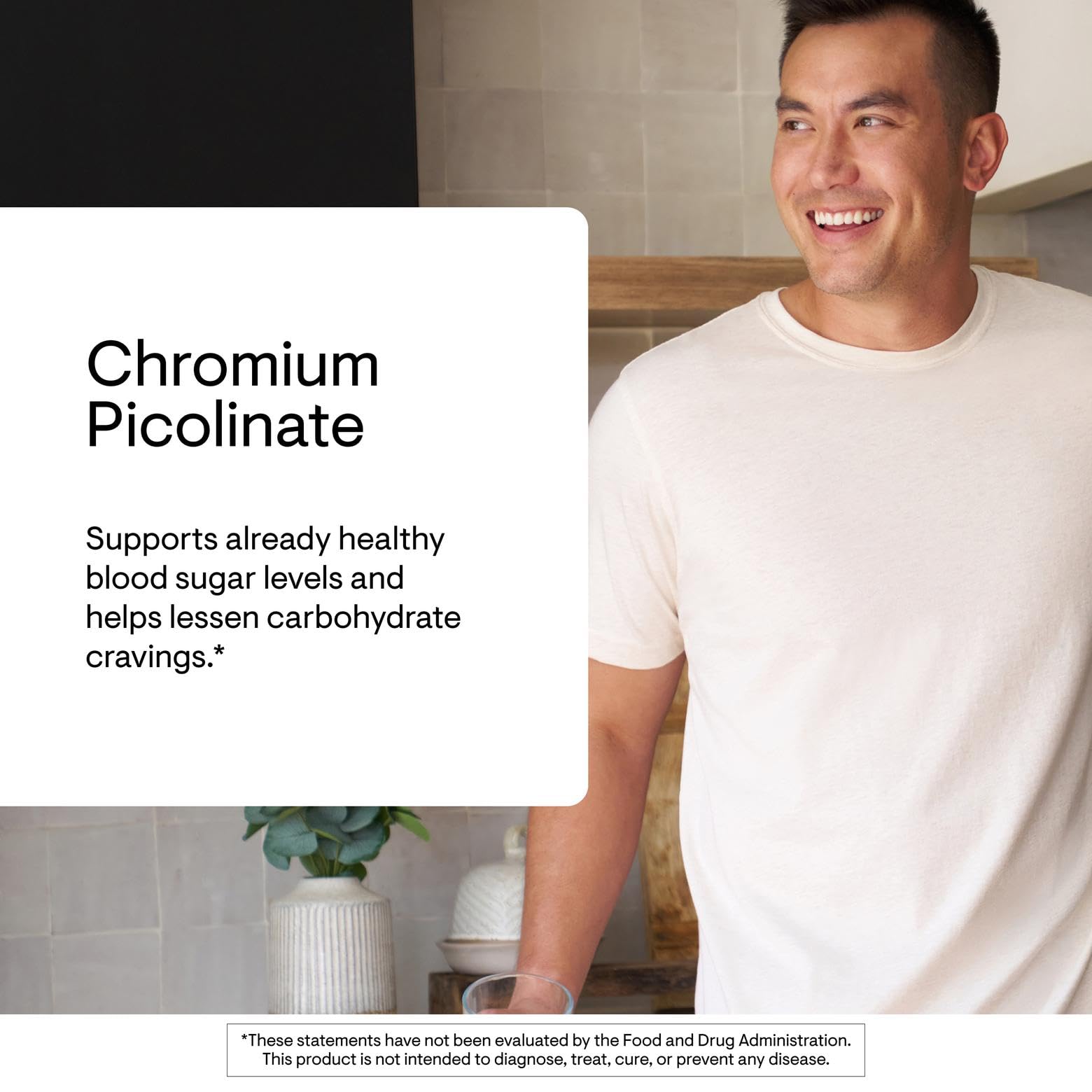 THORNE Chromium Picolinate 500 mcg supplement back view