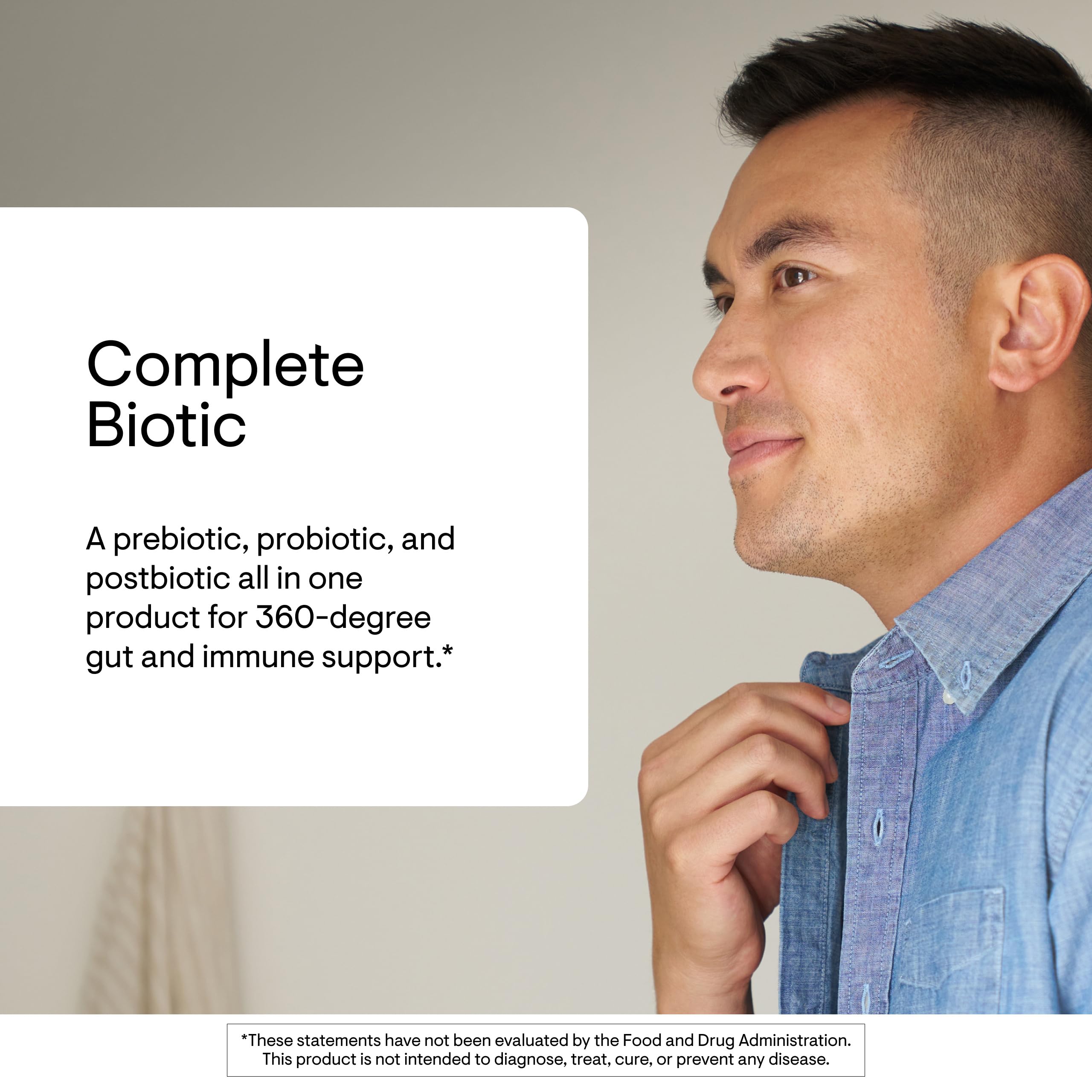 THORNE Complete Biotic 3-in-1 formula ingredients list
