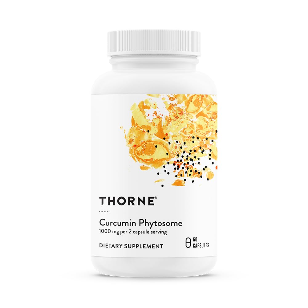 THORNE Curcumin Phytosome Capsules front view with label