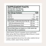 THORNE DHA Omega-3 Supplement 650mg gelcaps packaging