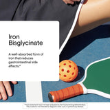 THORNE Iron Bisglycinate Capsules side view