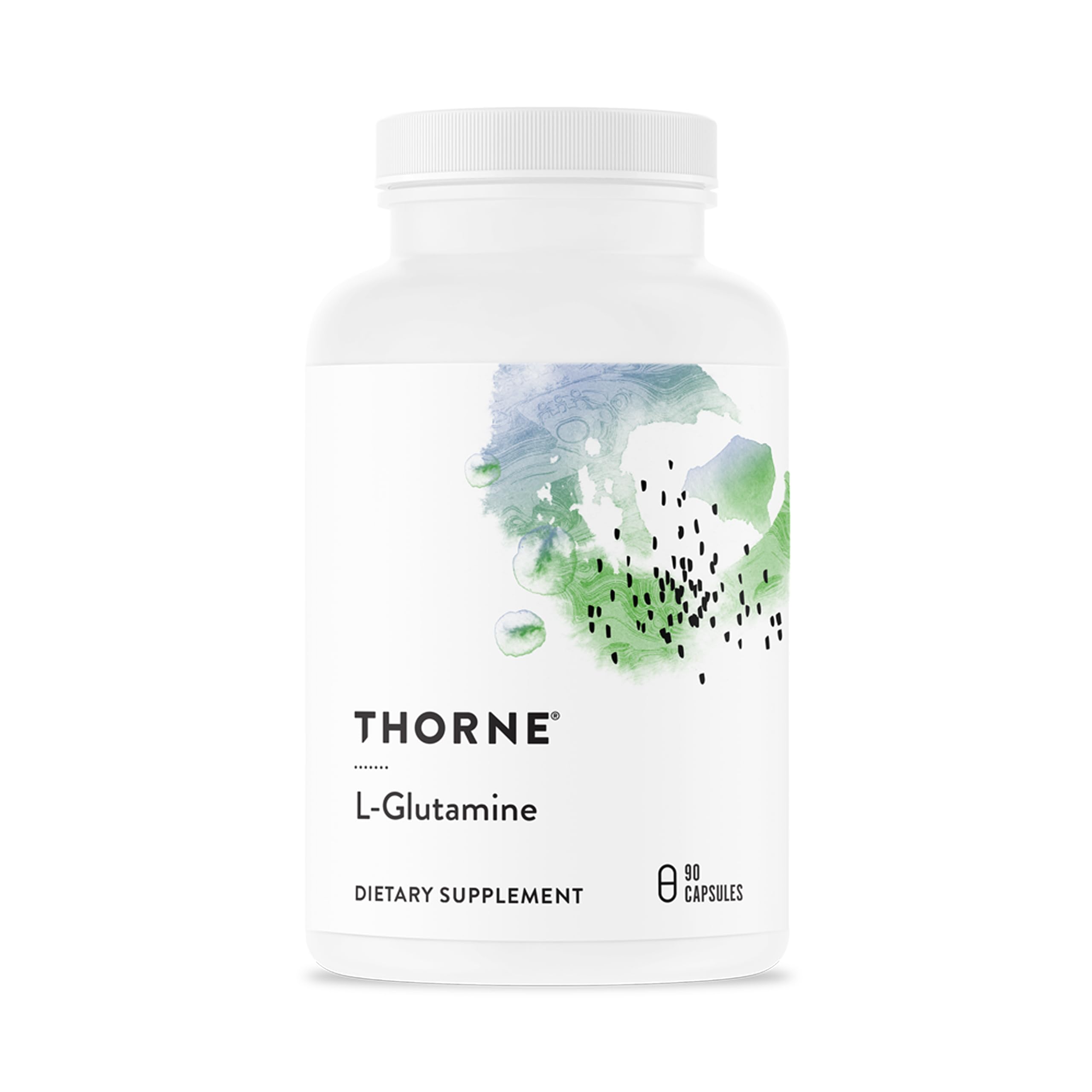 THORNE L-Glutamine 500mg Capsules front view