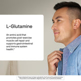 THORNE L-Glutamine 500mg Capsules side view