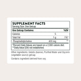 THORNE Liver Support Gelcaps packaging side view