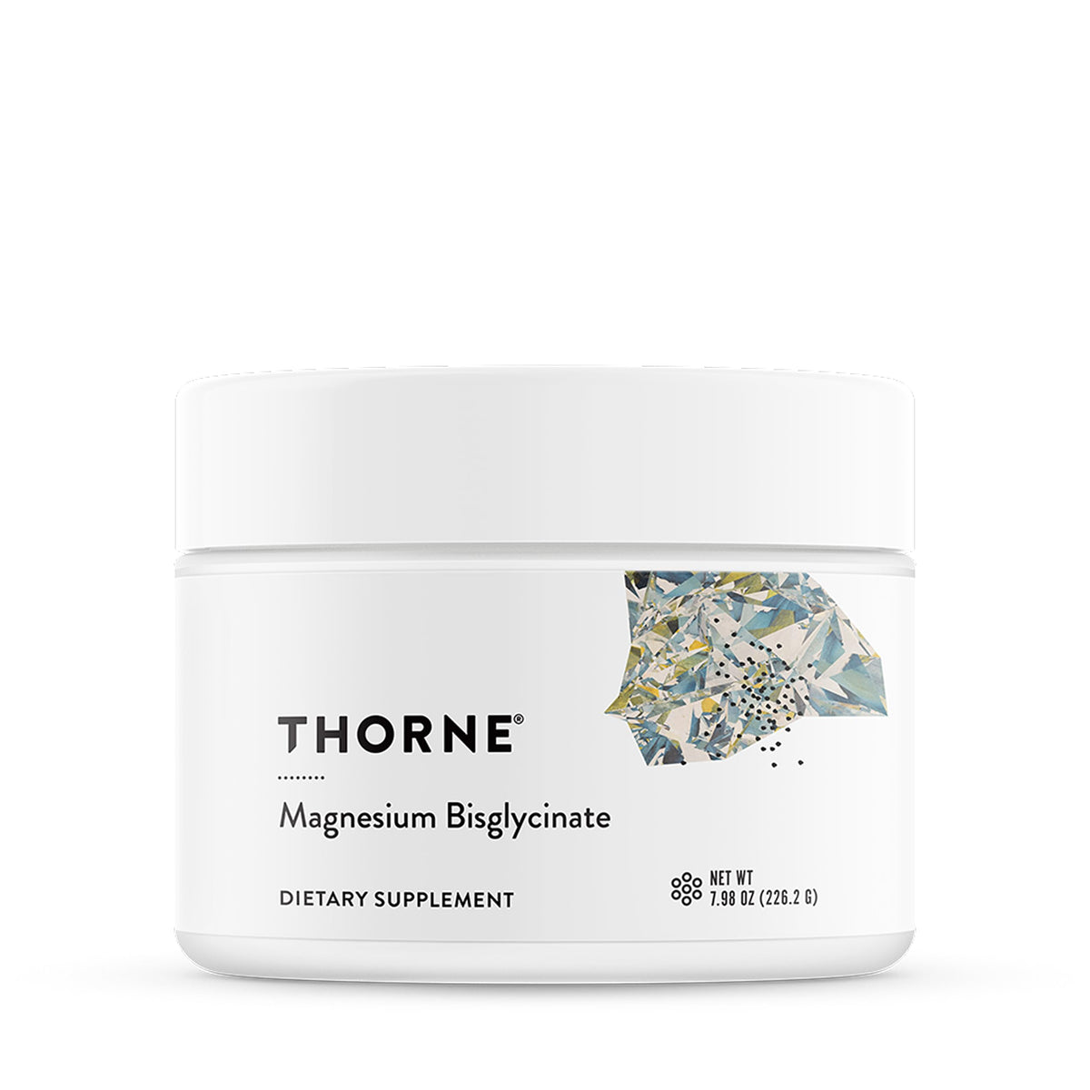 THORNE Magnesium Bisglycinate Powder 200mg front view