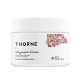 THORNE Magnesium Citrate Powder 250mg Citrus Berry front view