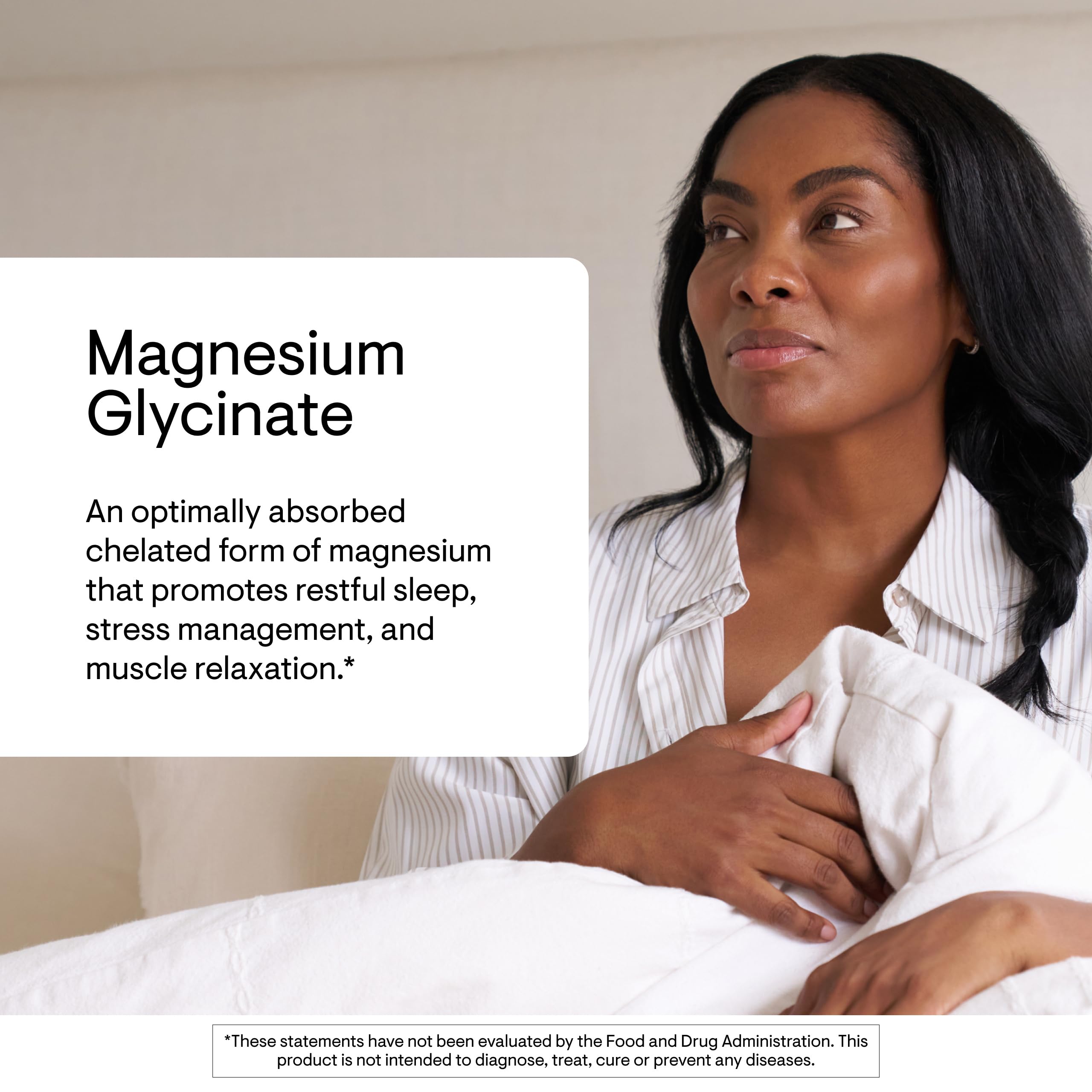 THORNE Magnesium Glycinate supplement capsule close-up