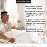 THORNE Melatonin Sleep Supplement 5mg capsule in hand