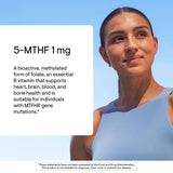 THORNE Methylfolate B9 Supplement capsules in bottle