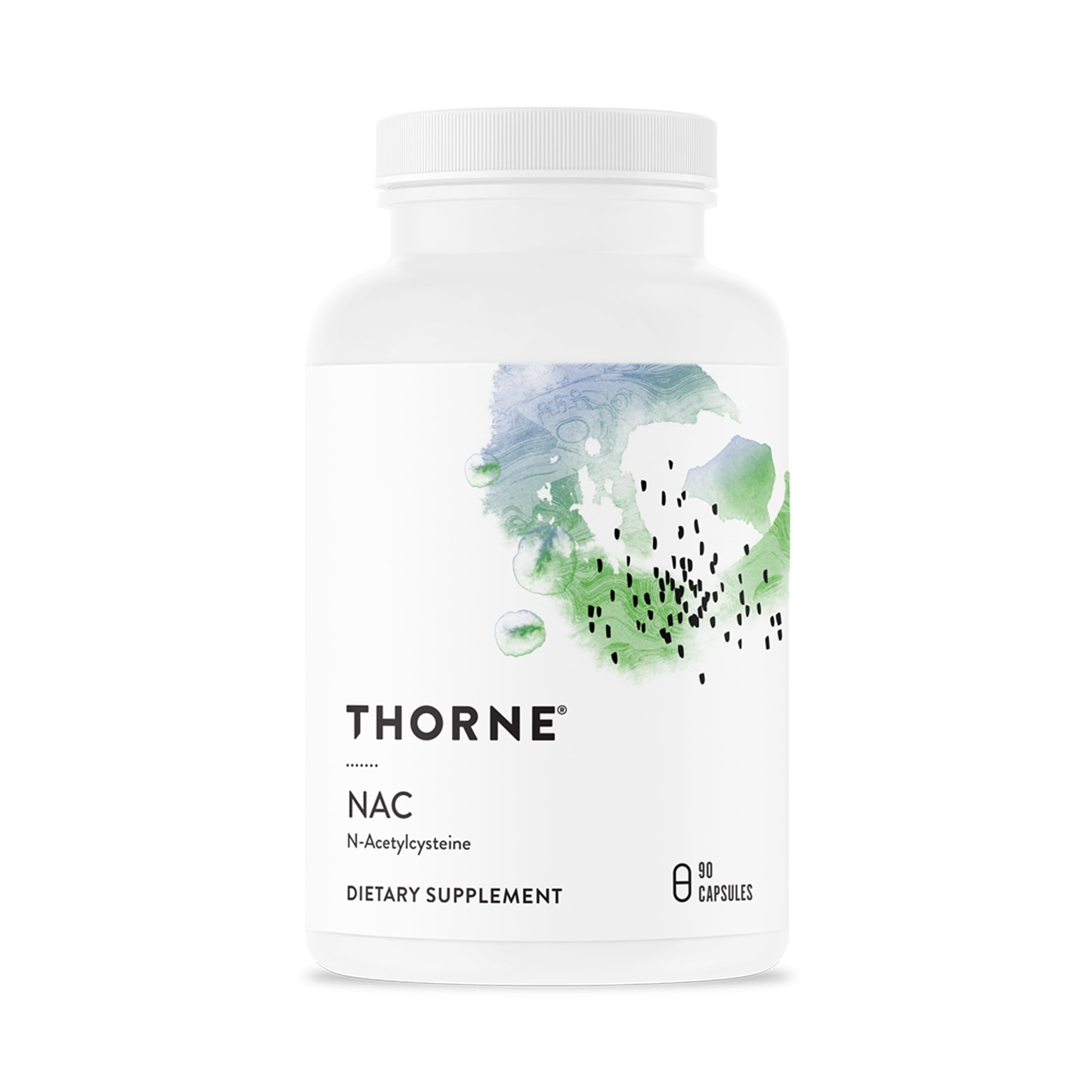 THORNE N-Acetyl-L-Cysteine 500mg Capsules front view