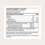 THORNE Omega-3 Fish Oil 1800mg bottle side view