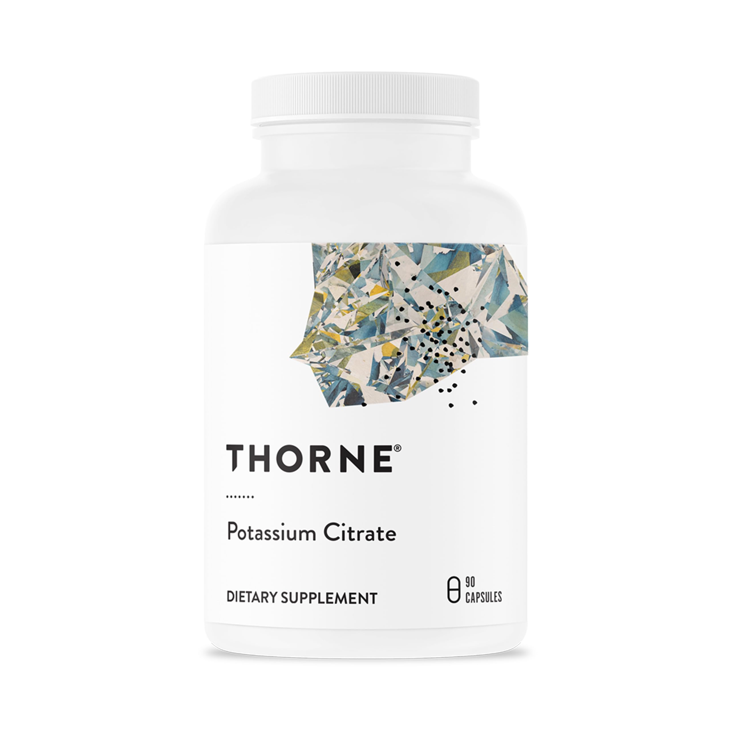 THORNE Potassium Citrate Supplement 99mg front view
