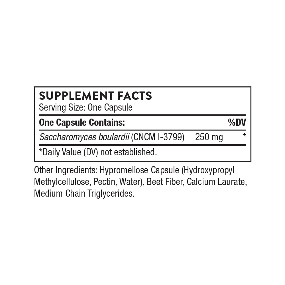 THORNE Probiotic Supplement side view with label