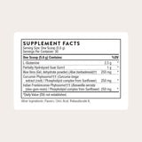 THORNE supplement packaging side view