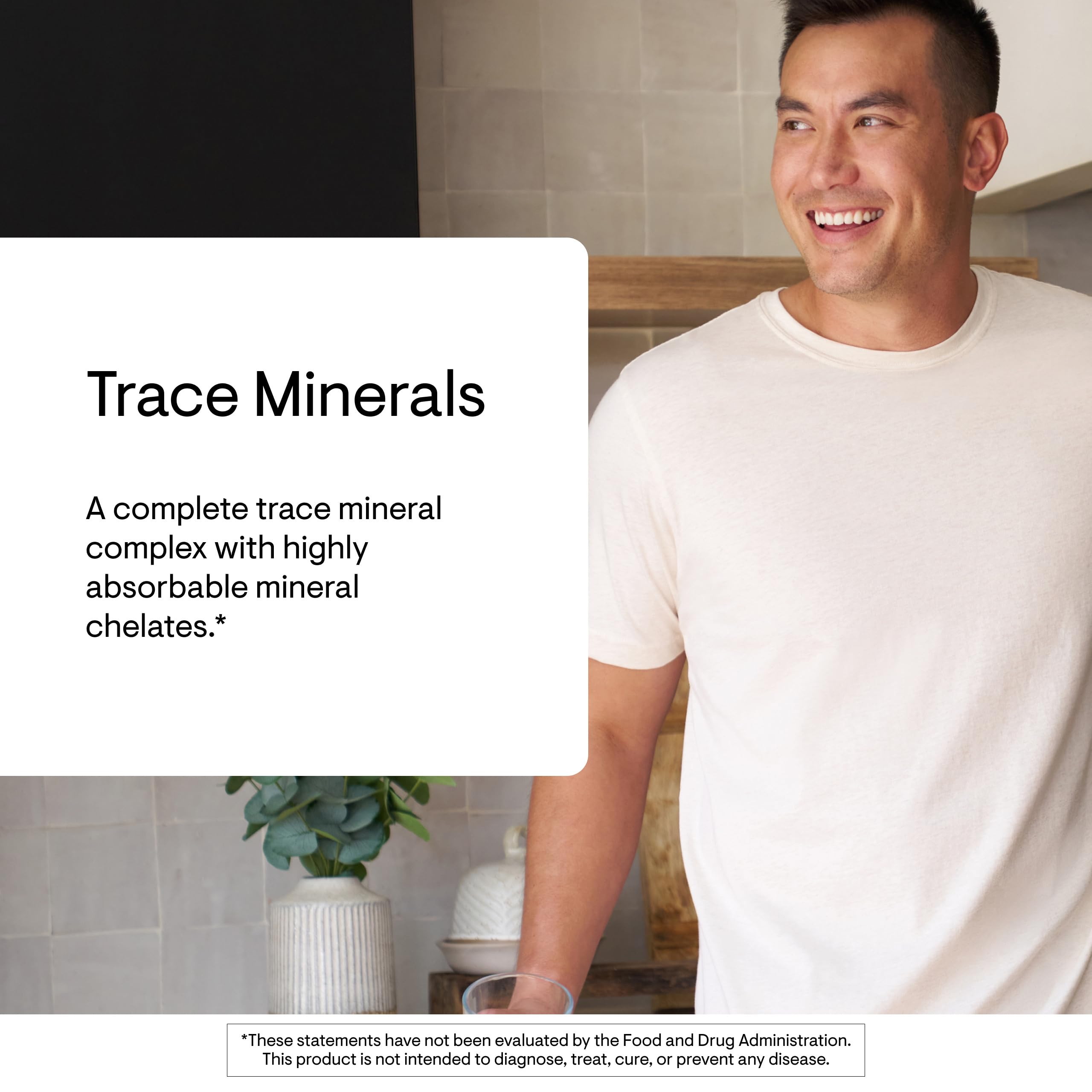 THORNE Trace Minerals Supplement 40g back view
