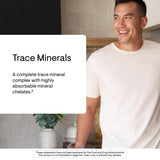 THORNE Trace Minerals Supplement 40g back view