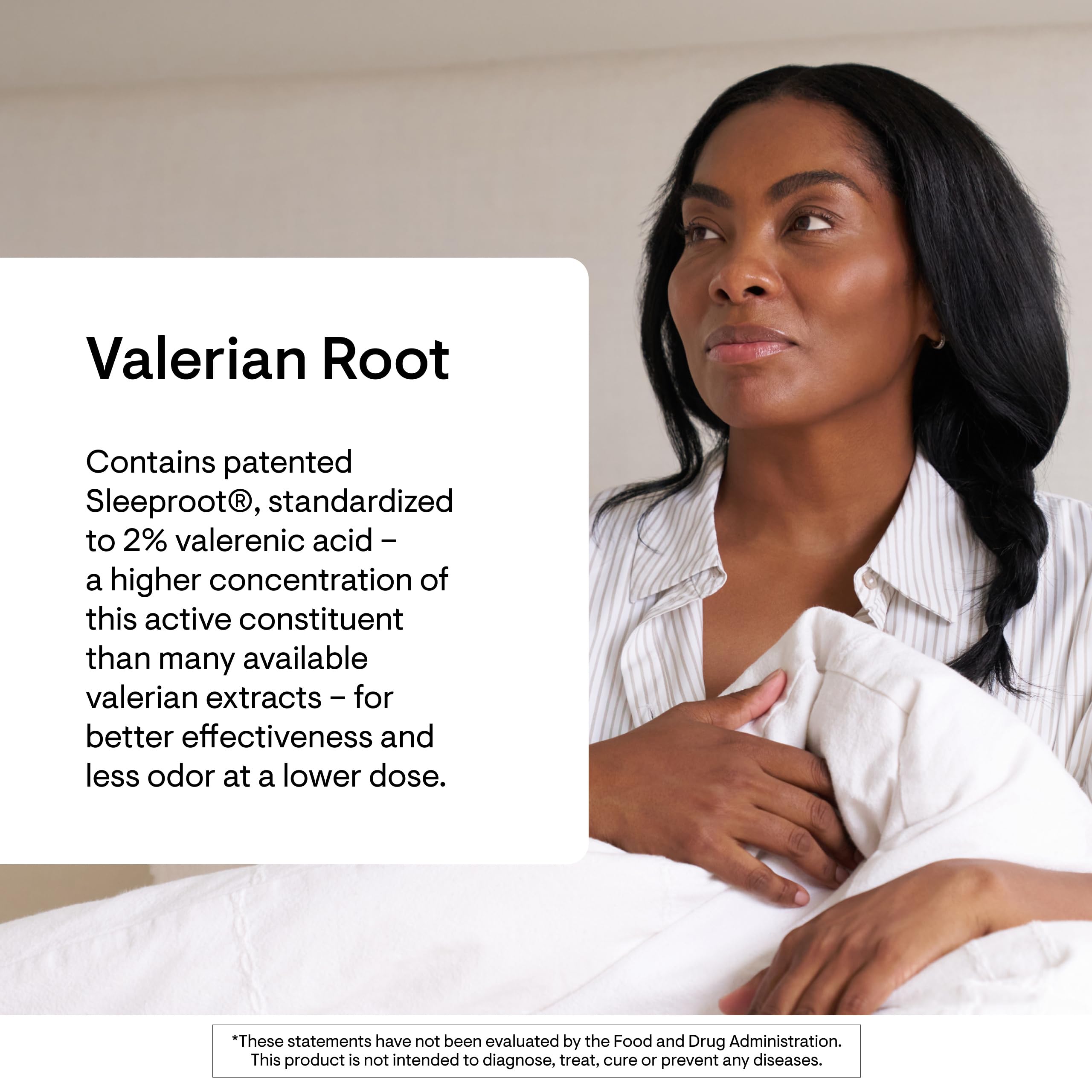 THORNE Valerian Root Capsules 200mg back view