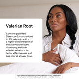 THORNE Valerian Root Capsules 200mg back view