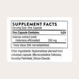 THORNE Valerian Root Capsules 200mg side view