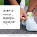 THORNE Vegan Vitamin D3 Liquid Supplement with measuring dropper