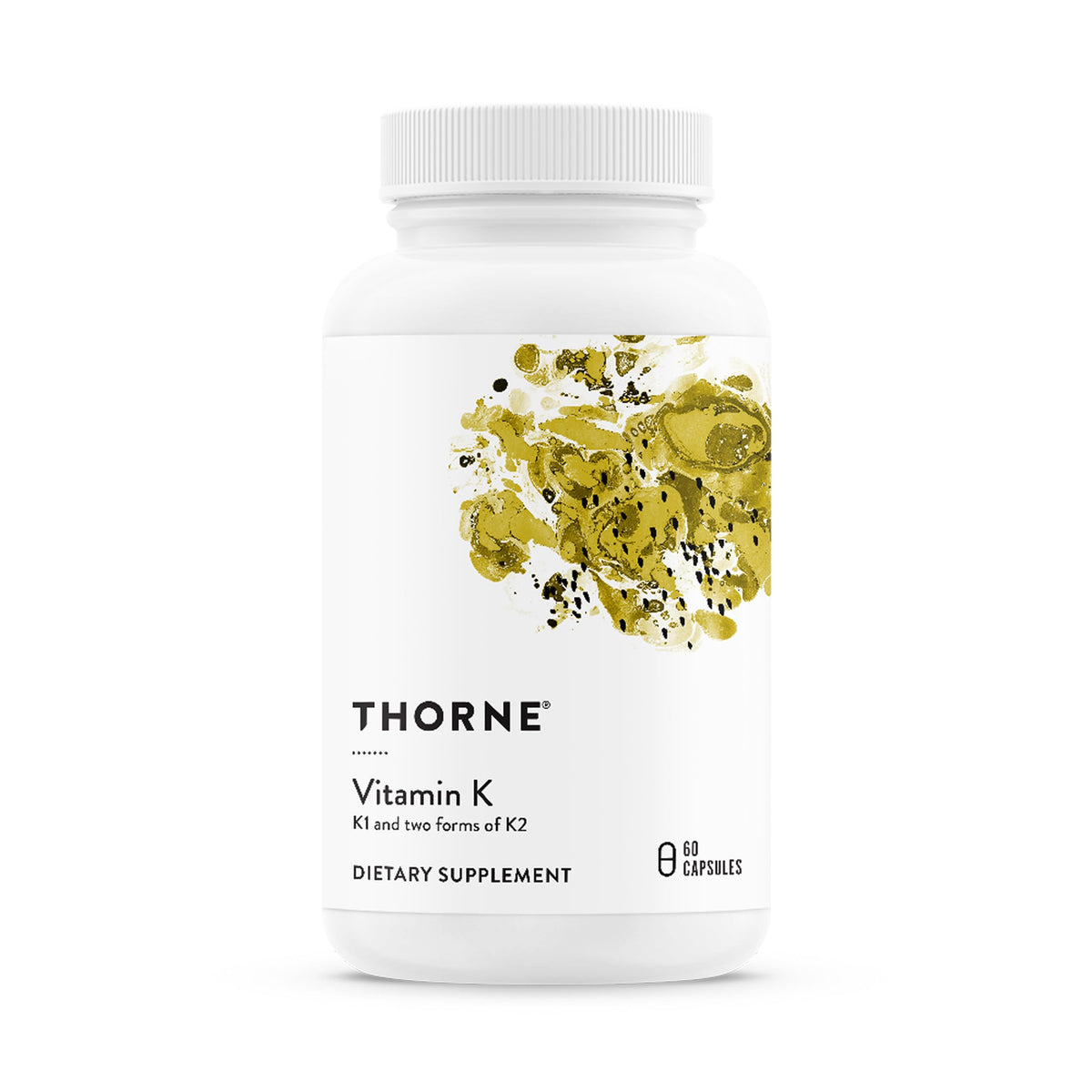 THORNE Vitamin K Comprehensive Formula front view with packaging