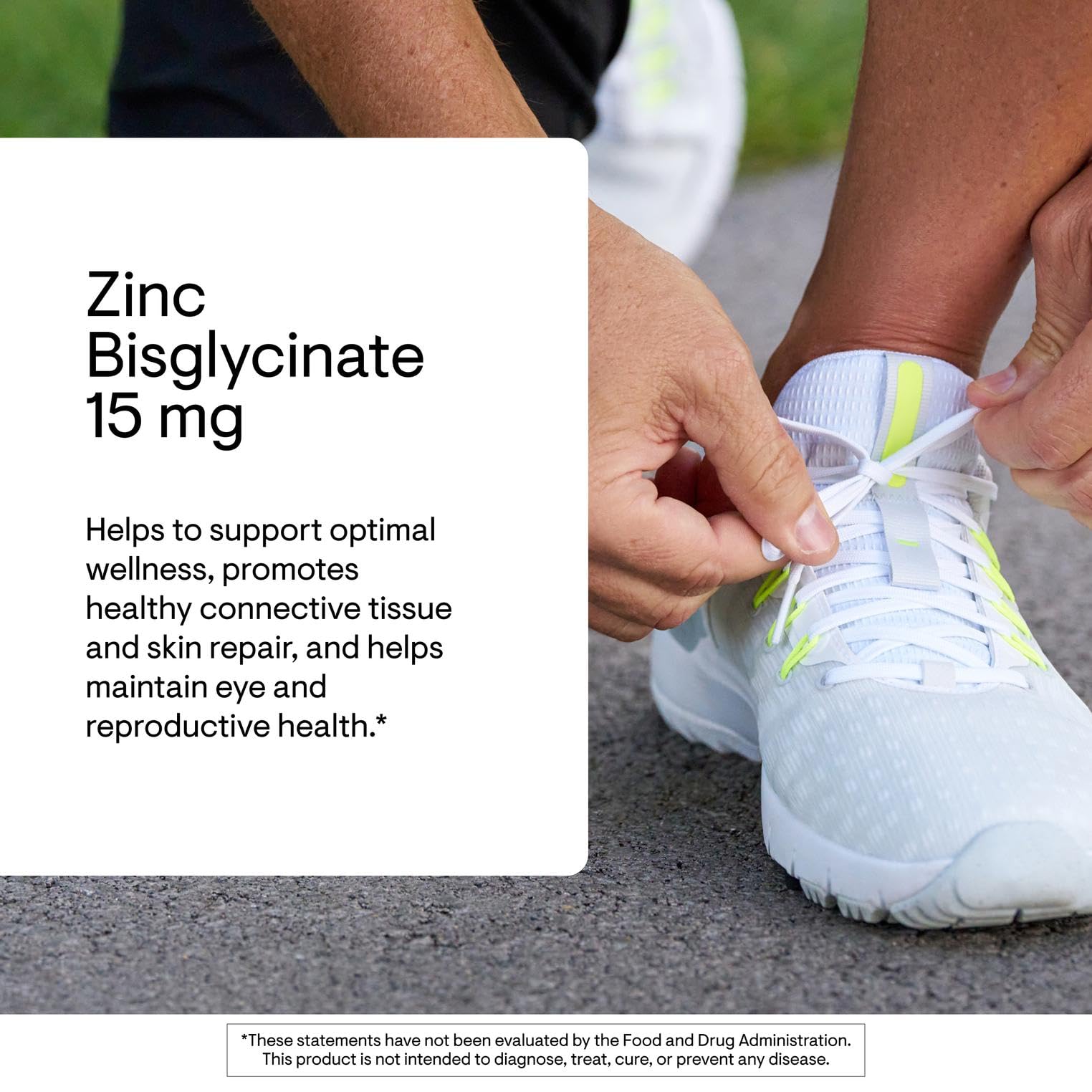 THORNE Zinc Bisglycinate 15 mg Capsules packaging