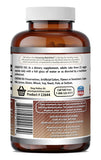 Three veggie capsules of Amazing Nutrition Konjac Root Supplement