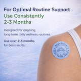 Thrivia Resveratrol Daily Supplement back view with ingredients