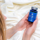 Thrivous Serenity Nightly Nootropic capsules in hand
