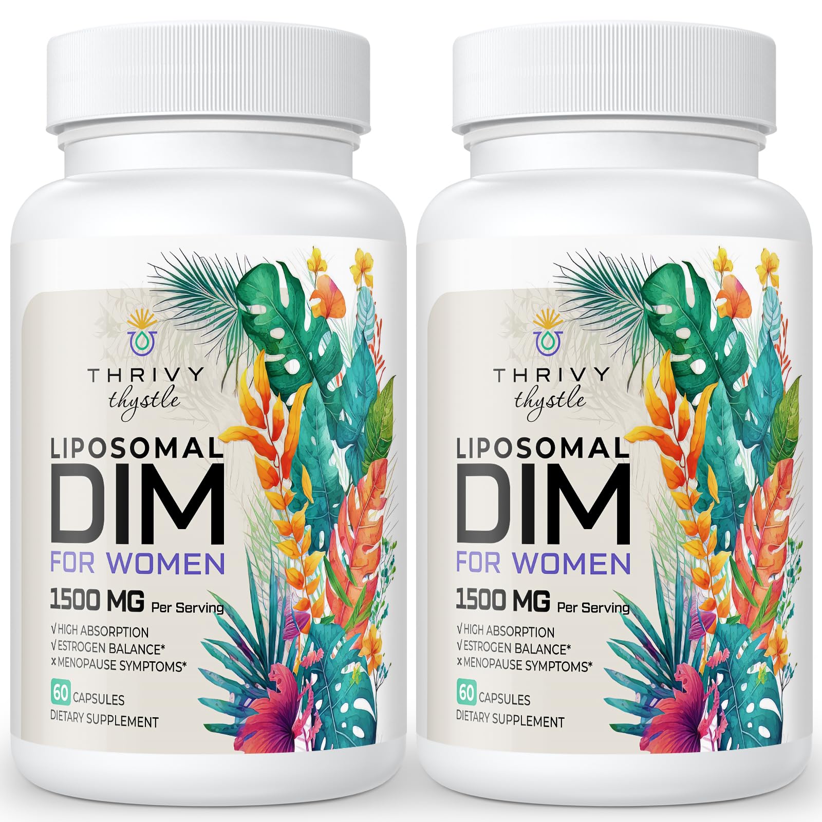 ThrivyThystle DIM Supplement 400mg capsule front view