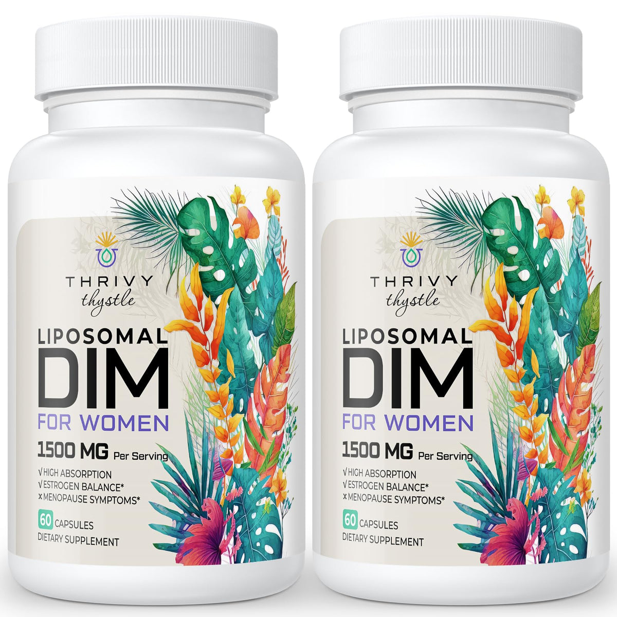 ThrivyThystle DIM Supplement 400mg capsule front view