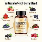 ThrivyThystle Hyaluronic Acid Supplement back view with ingredients