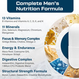 ThrivyThystle Men's Multivitamin capsules on a wooden surface