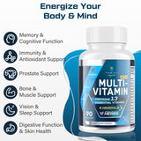 ThrivyThystle Men's Multivitamin packaging and nutritional information